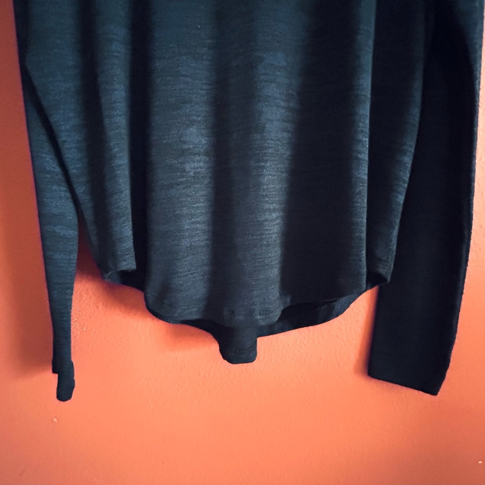 rag & bone Women’s Hudson Navy/Black Heather Long-Sleeve Pullover Size S - Picture 9 of 16